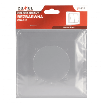 OSŁONA ŚCIANY POJEDYNCZA BEZBARWNA