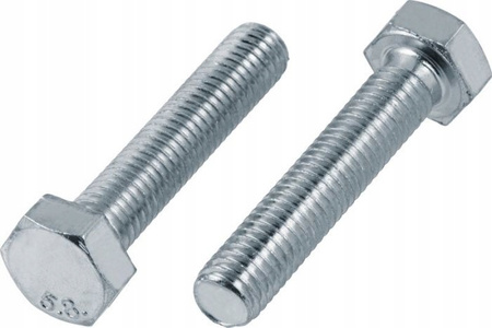 ŚRUBA OCYNKOWANA 8x30MM Z ŁBEM 6-KĄTNYM 1 SZT.