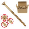 WKRĘTY CIESIELSKIE DO DREWNA 6x70MM TORX 100 SZT.